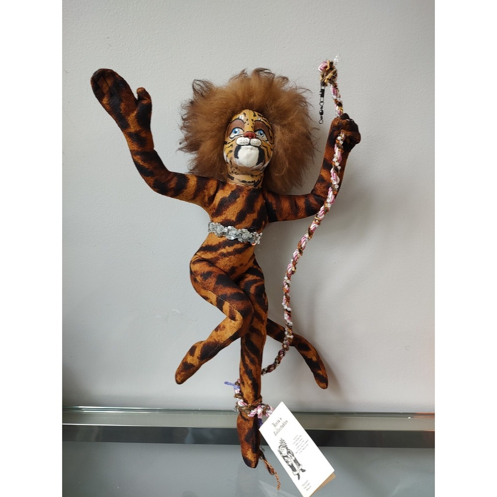 Kerin Houseburg Folkart Fantasy Doll tiger Cat Fantastica 18" artist doll